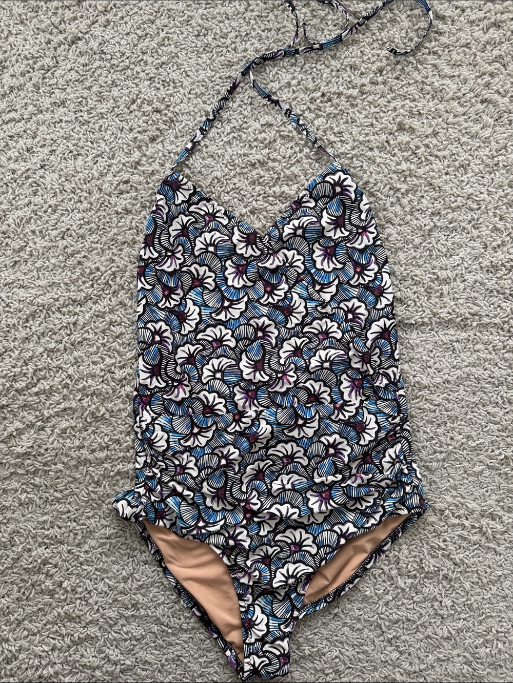J.Crew wrap halter swimsuit